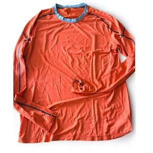 Lululemon Orange Long Sleeve Shirt L